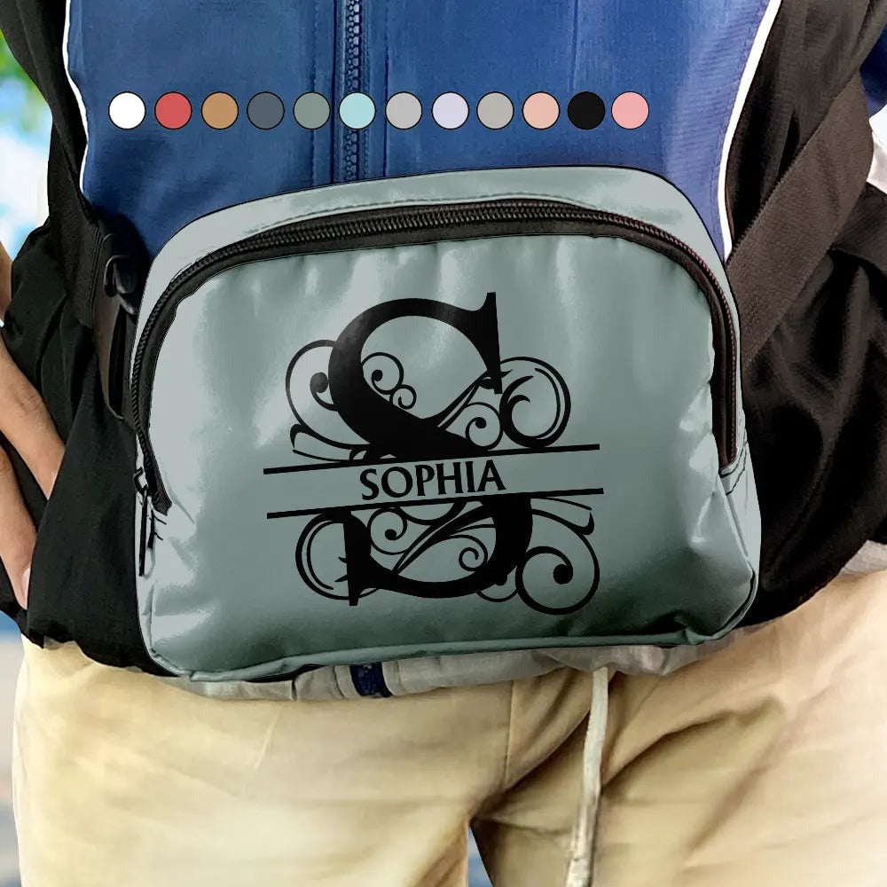 Monogram Name - Personalized Crossbody Belt Bag