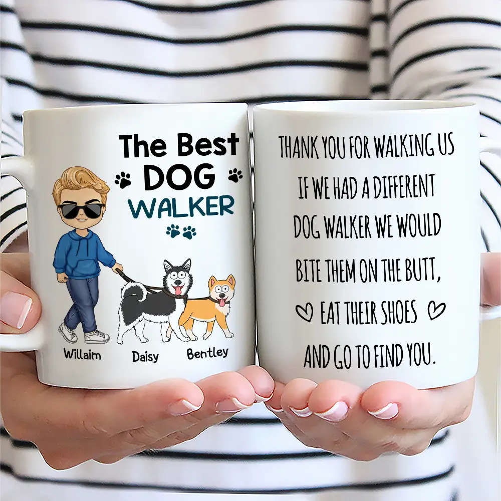 The Best Dog Walker - Personalized Mug