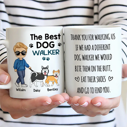 The Best Dog Walker - Personalized Mug