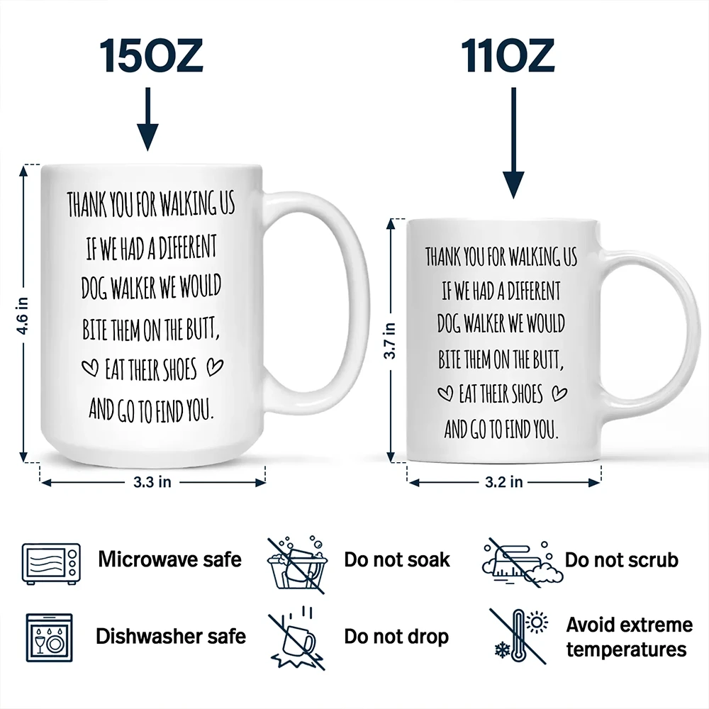 The Best Dog Walker - Personalized Mug