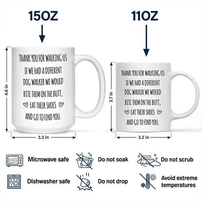 The Best Dog Walker - Personalized Mug