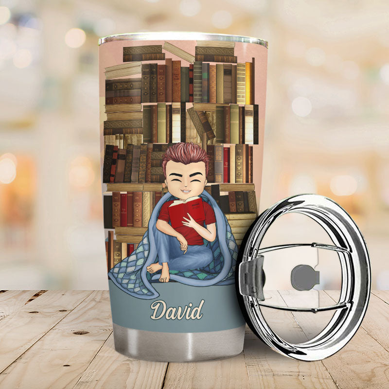 Some Girl Are Just Born - Gift For Book Lovers - Personalized Custom Tumbler