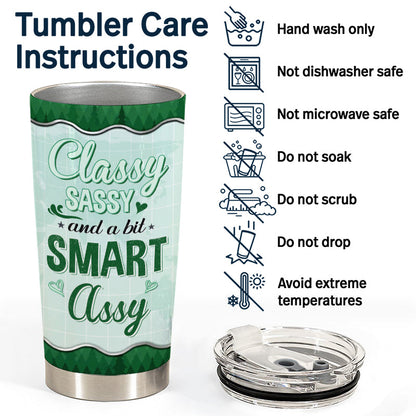 Camping Queen Classy Sassy - Gift For Camping Lovers - Personalized Custom Tumbler