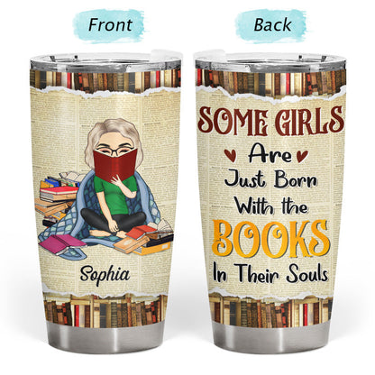 Who Love Books - Gift For Book Lovers - Personalized Custom Tumbler