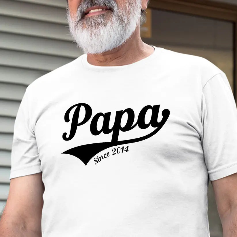 Papa Is My Favorite Name - Personalized Shirt T-Shirt The Next Custom Gift