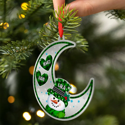 Gia Đình - Hồng Y Mẹ Bố Bà Ông Nội Hồng Y Vòng Tròn Trang Trí