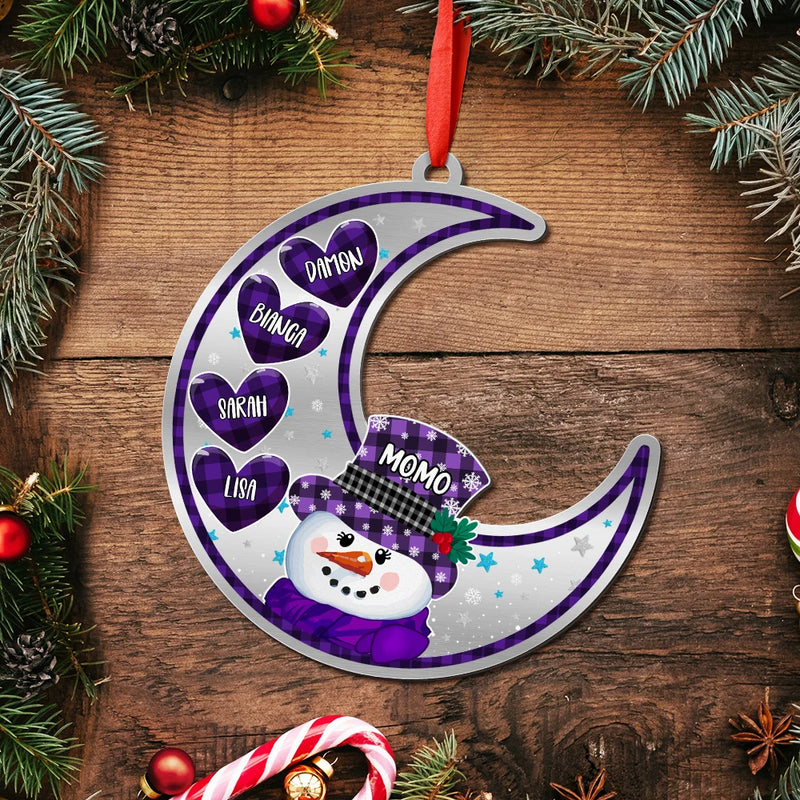 Gia Đình - Hồng Y Mẹ Bố Bà Ông Nội Hồng Y Vòng Tròn Trang Trí