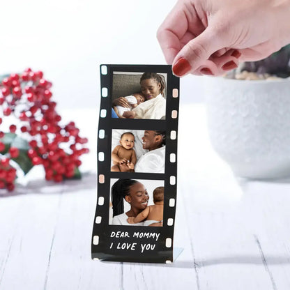 Personalised Mini Metal Photo Reel Print, Custom Photo Gift Frame Light Box The Next Custom Gift