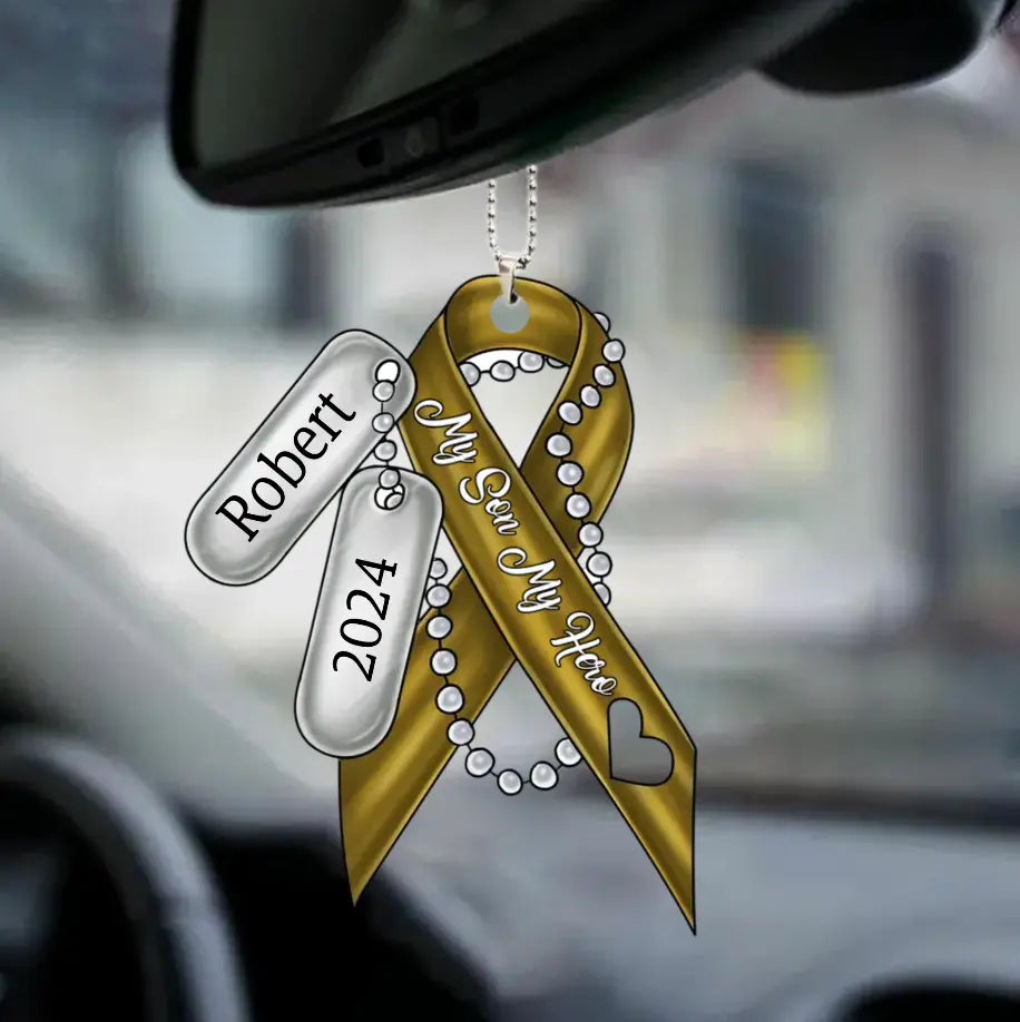 Personalized Army Mom Car Ornament - Mother's Day Gift Idea Car Ornament The Next Custom Gift