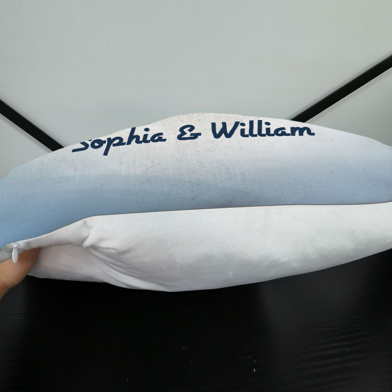 Personalized Beach Old Couple When We Get Custom Pillow