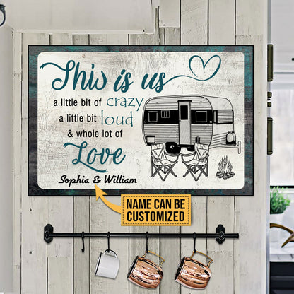 Personalized Camping Chair Campfire This Is Us Customized Poster