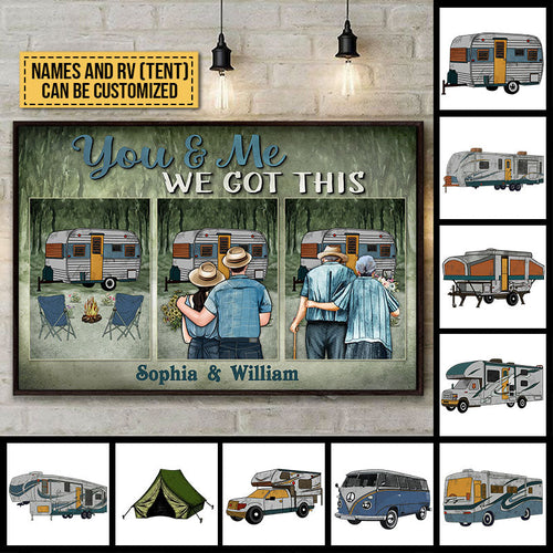 Personalized Camping Couple We Got This Custom Poster