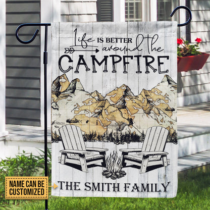 Personalized Camping Life Is Better Customized Flag