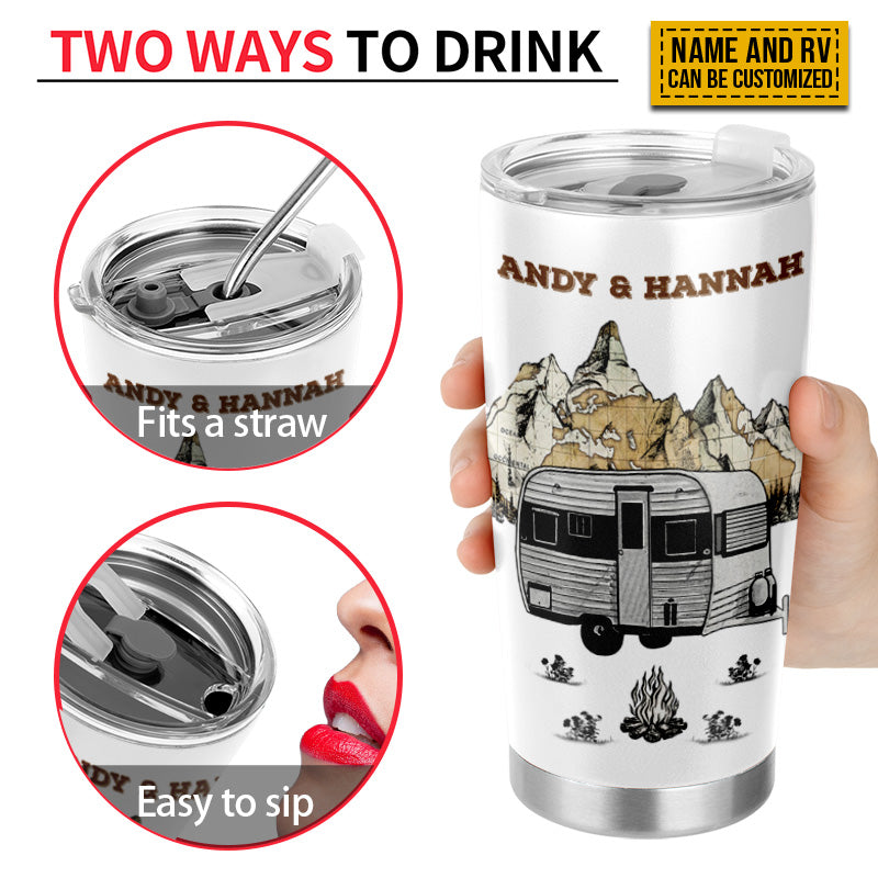 Personalized Camping Solves Problems Customized Tumbler