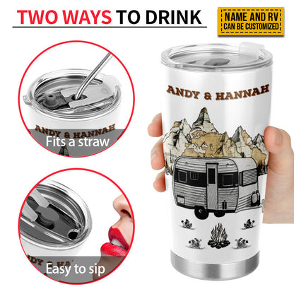 Personalized Camping Solves Problems Customized Tumbler