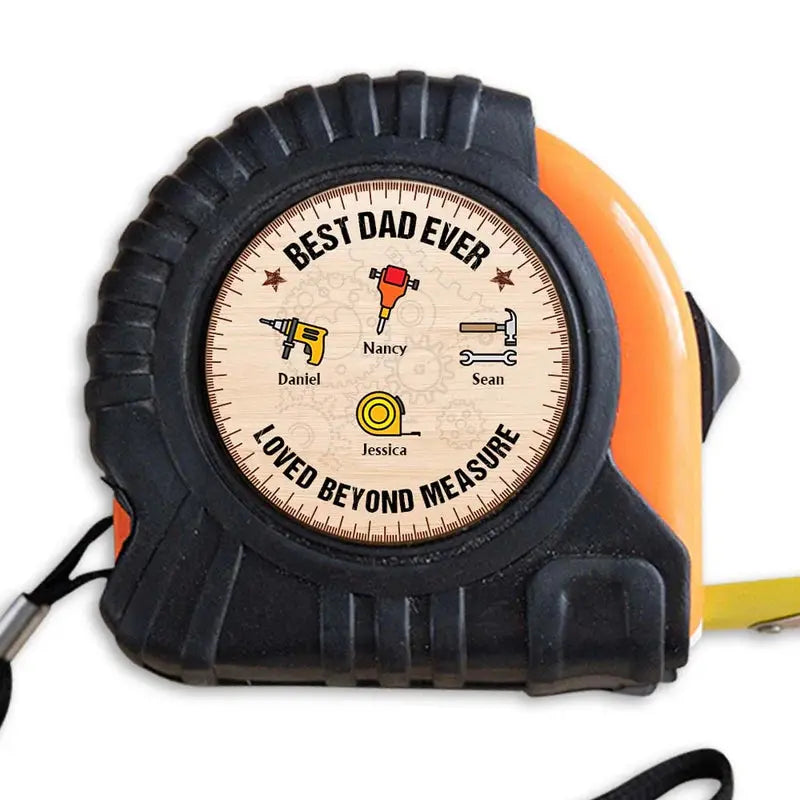 Personalized Dad, Grandpa Loved Beyond Measure Tape Measure Tape Measure The Next Custom Gift