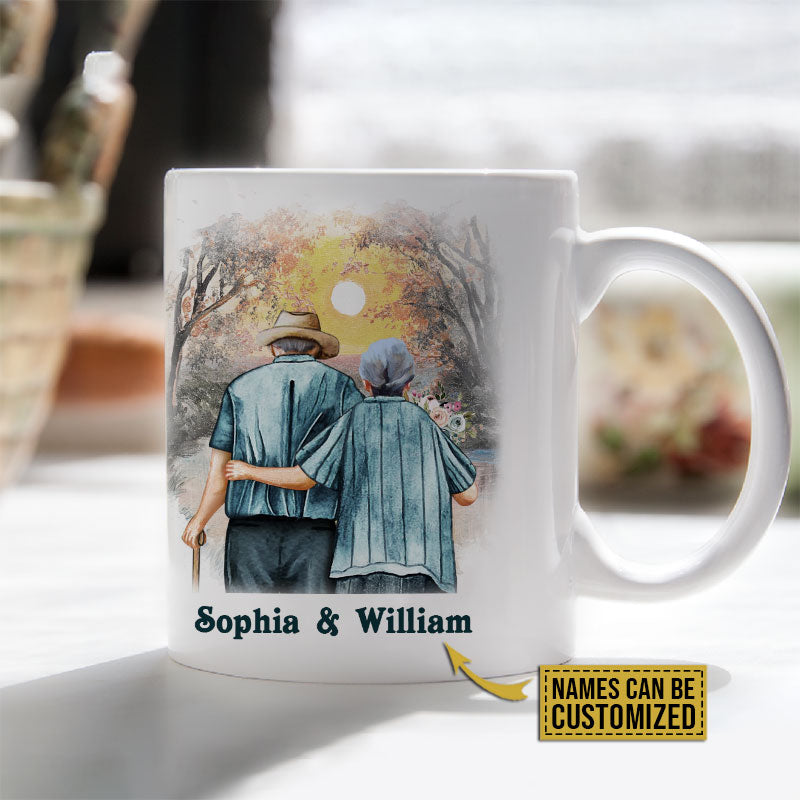 Personalized Family Old Couple When We Get Custom Mug