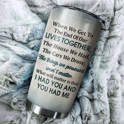 Personalized Family Old Couple When We Get Customized Tumbler