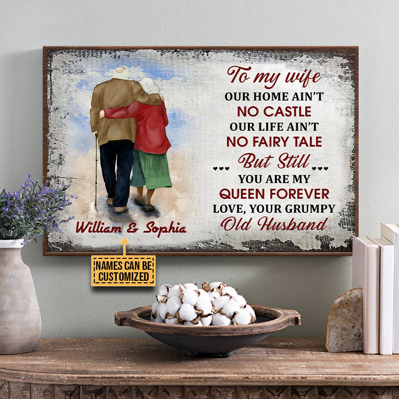 Personalized Family Our Home Ain't No Castle Custom Poster
