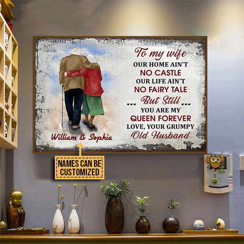 Personalized Family Our Home Ain't No Castle Custom Poster