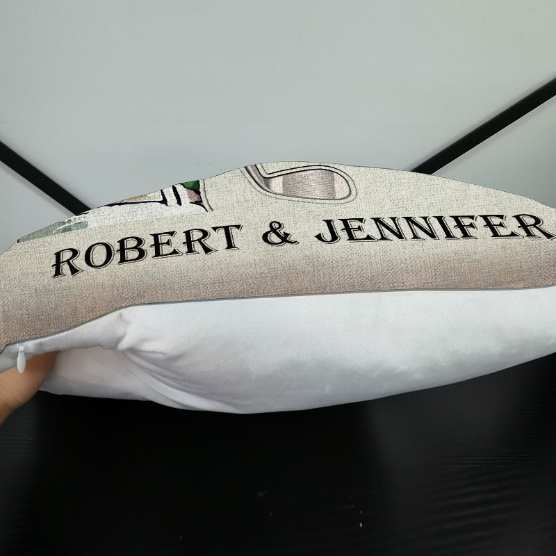 Personalized Fishing Old Couple The Best Catch Live Here Customized Pillow