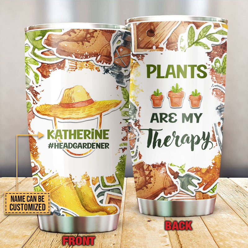 Personalized Gardening Head Gardener Custom Tumbler
