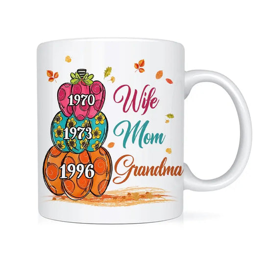 Personalized Gift For Grandma Pumpkins Mug 28083 Mug The Next Custom Gift