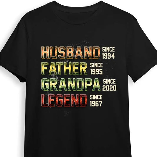 Personalized Gift For Grandpa Husband Legend Shirt - Hoodie - Sweatshirt