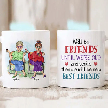 Personalized Gift For Old Friend Mug Accent Mug The Next Custom Gift