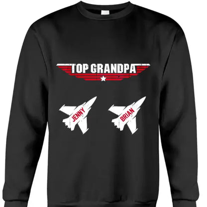 Personalized Gift Top Grandpa Shirt - Hoodie - Sweatshirt - The Next Custom Gift -  Shirts & Tops