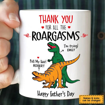 Personalized Gift for Husband Dad Roargasms Mug 33513 Mug The Next Custom Gift