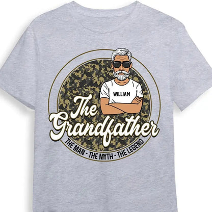 Personalized Gifts For Grandpa The Grandfather Camo Shirt - Hoodie - Sweatshirt Shirts & Tops The Next Custom Gift