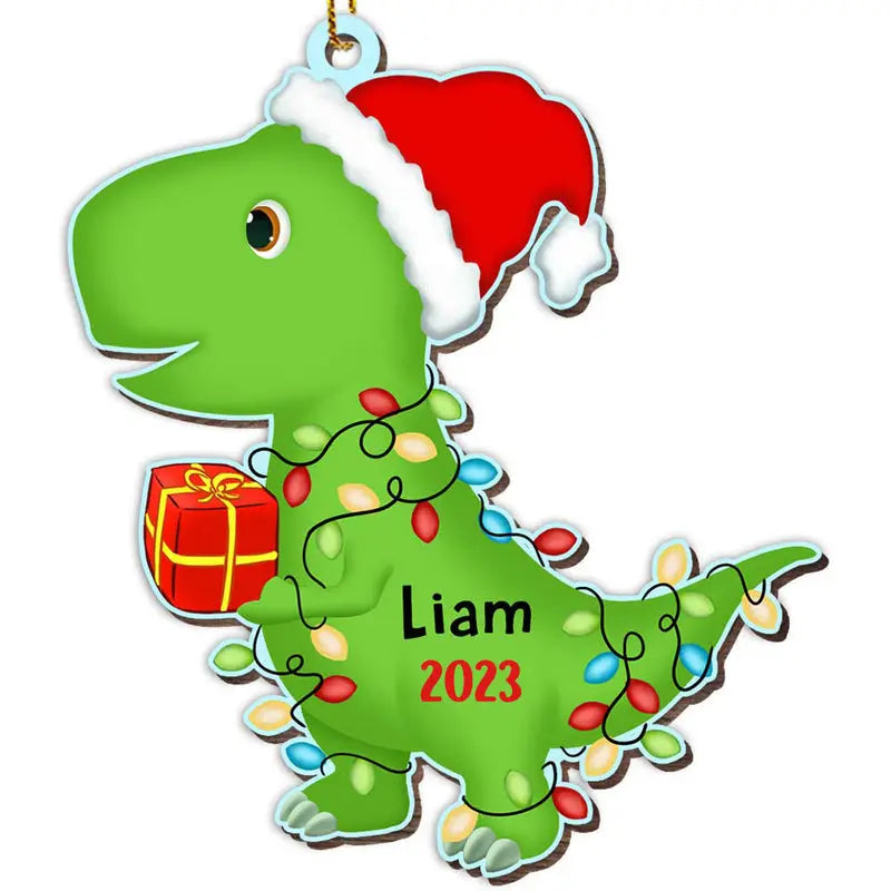 Personalized Grandson Son Granddaughter Daughter Dinosaur Christmas Ornament Car Ornament The Next Custom Gift