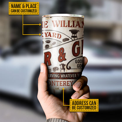 Personalized Grilling Proudly Serving Customized Tumbler
