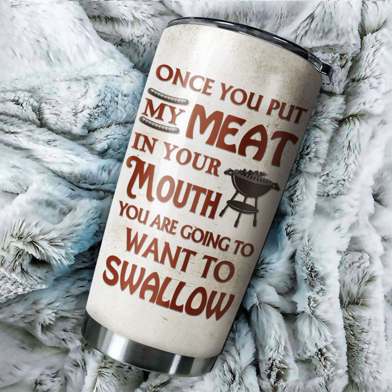 Personalized Grilling The Pitmaster Smoke 'Em Custom Tumbler