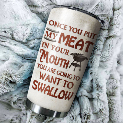 Personalized Grilling The Pitmaster Smoke 'Em Custom Tumbler