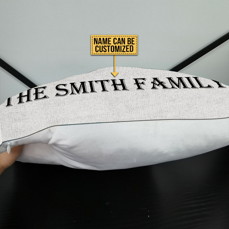 Personalized Camping Map We Sleep Around Customized Pillow