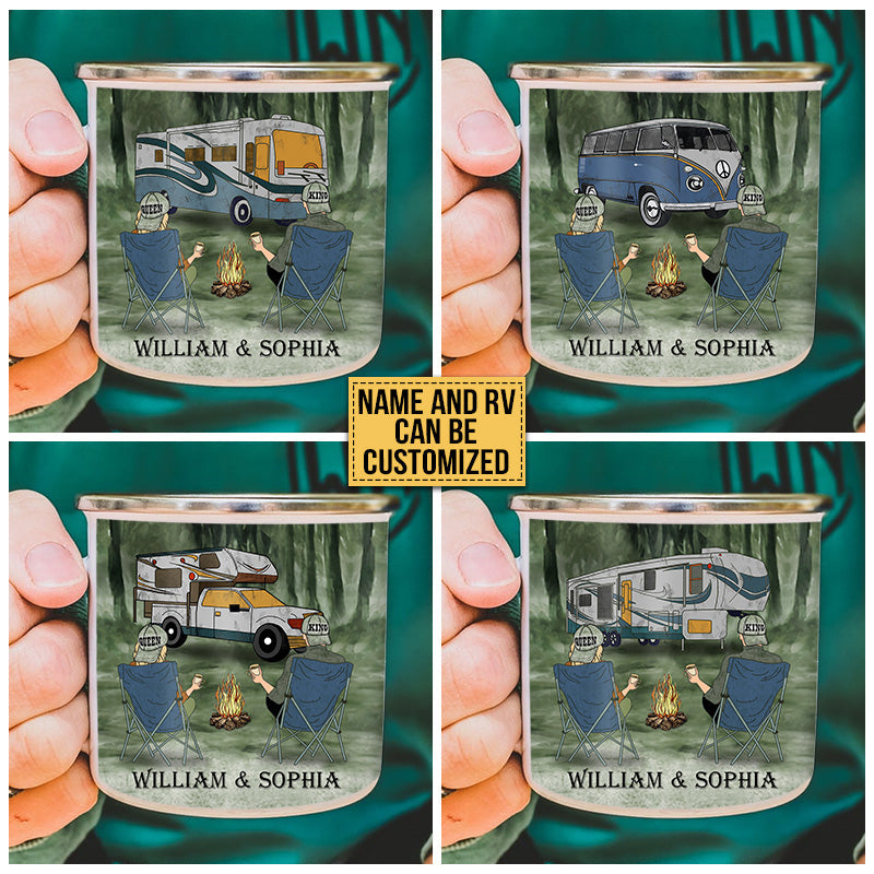 Personalized Camping Warm Hands Customized Campfire Mug