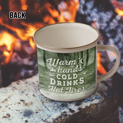 Personalized Camping Warm Hands Customized Campfire Mug