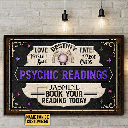 Personalized Tarot Psychic Reading Customized Poster