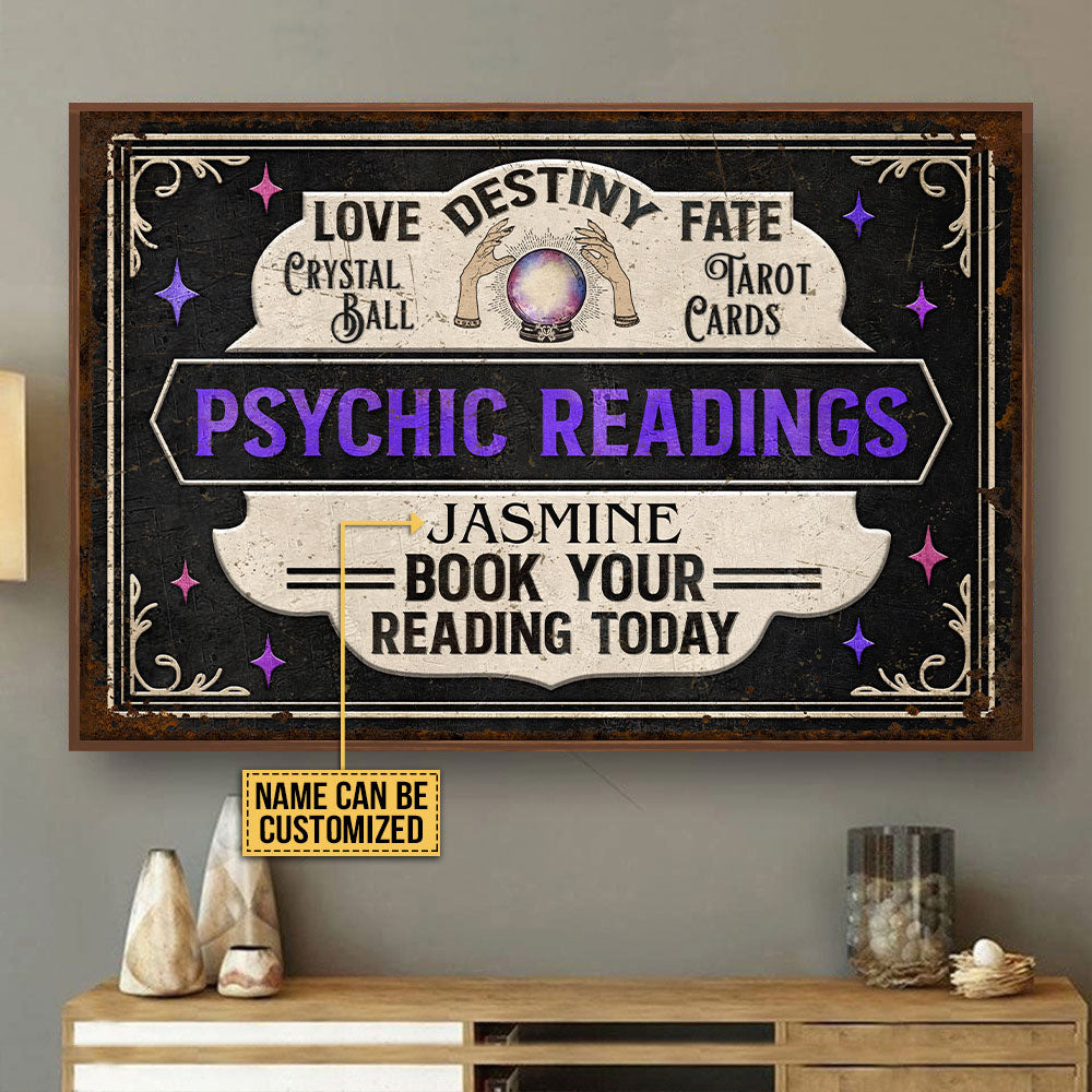 Personalized Tarot Psychic Reading Customized Poster