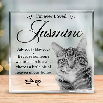 Pet Lover - Someone We Love Is In Heaven - Personalized Acrylic Plaque(NV) Plaque The Next Custom Gift