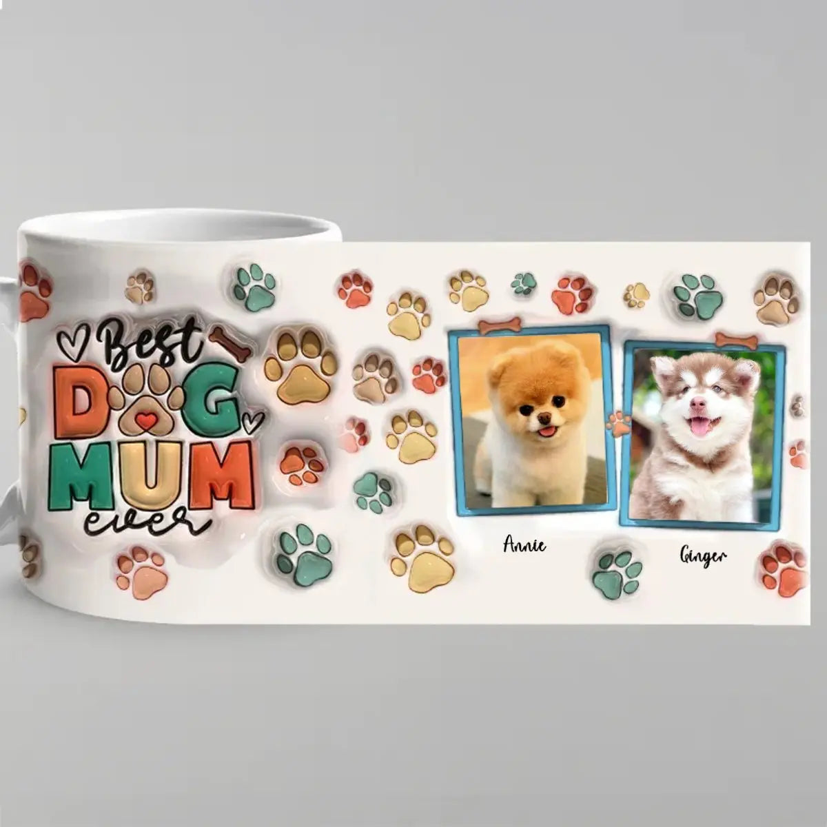 Pet Lovers  - Best Dog Dad Ever - Personalized Mug(AQ) Mug The Next Custom Gift