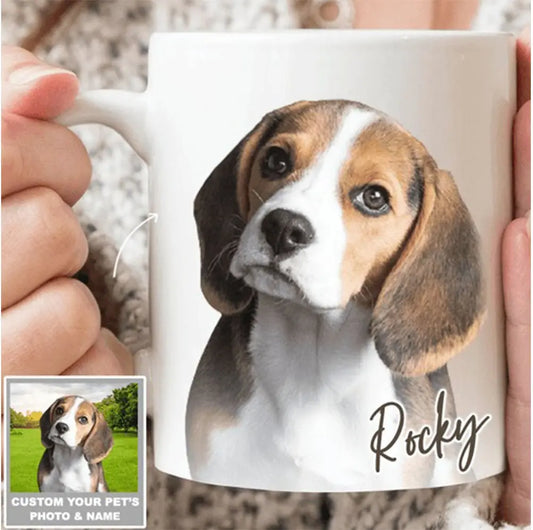 Pet Lovers - Custom Pet Photo - Personalized Mug Mug The Next Custom Gift