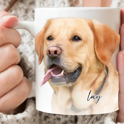 Pet Lovers - Custom Pet Photo - Personalized Mug Mug The Next Custom Gift