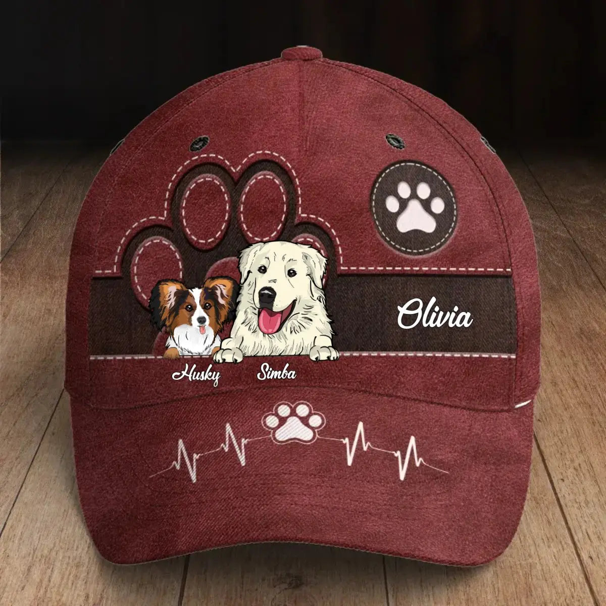 Pet Lovers - Custom Photo Dog & Cat - Personalized Classic Cap Hat The Next Custom Gift