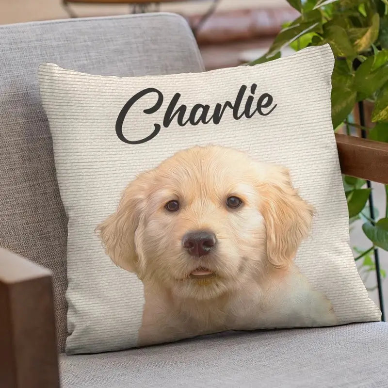 Pet Lovers - Custom Photo I Love My Dog - Dog & Cat - Personalized Custom Pillow (AQ) Pillow The Next Custom Gift