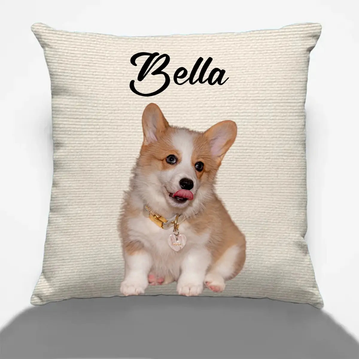 Pet Lovers - Custom Photo I Love My Dog - Dog & Cat - Personalized Custom Pillow (AQ) Pillow The Next Custom Gift