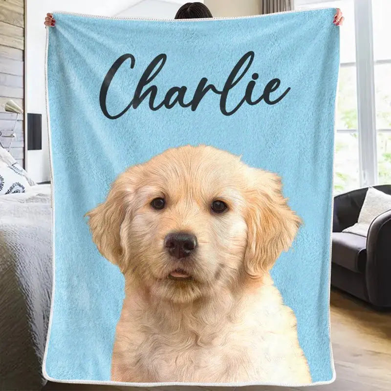 Pet Lovers - Custom Photo You Are My Sunshine - Personalized Custom Blanket Blanket The Next Custom Gift