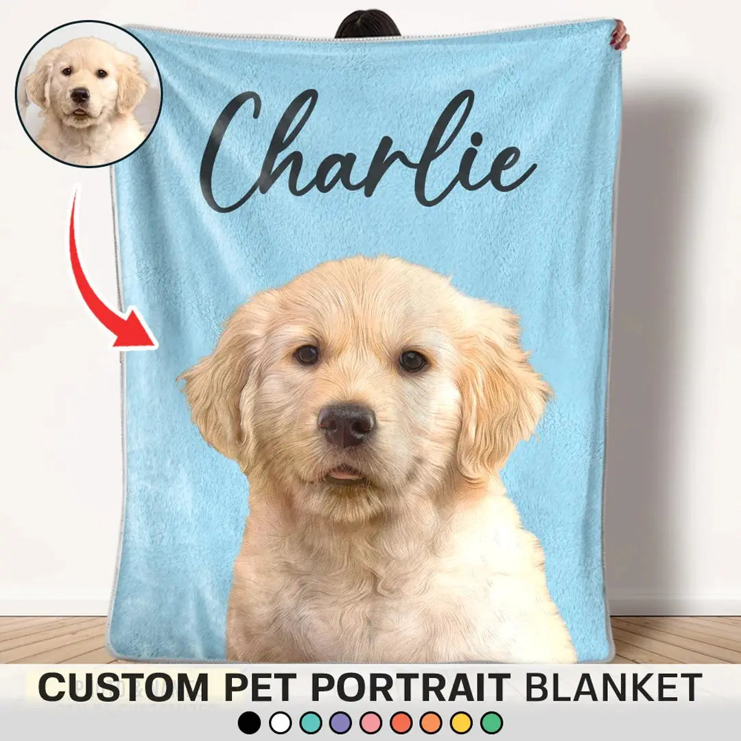 Pet Lovers - Custom Photo You Are My Sunshine - Personalized Custom Blanket Blanket The Next Custom Gift